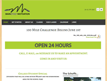 Tablet Screenshot of mainstreetmotivation.com
